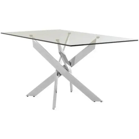 Allure Rectangular Intersected Base Dining Table