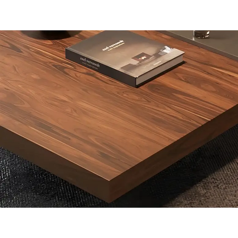 Alma Square Coffee Table Solid Wood