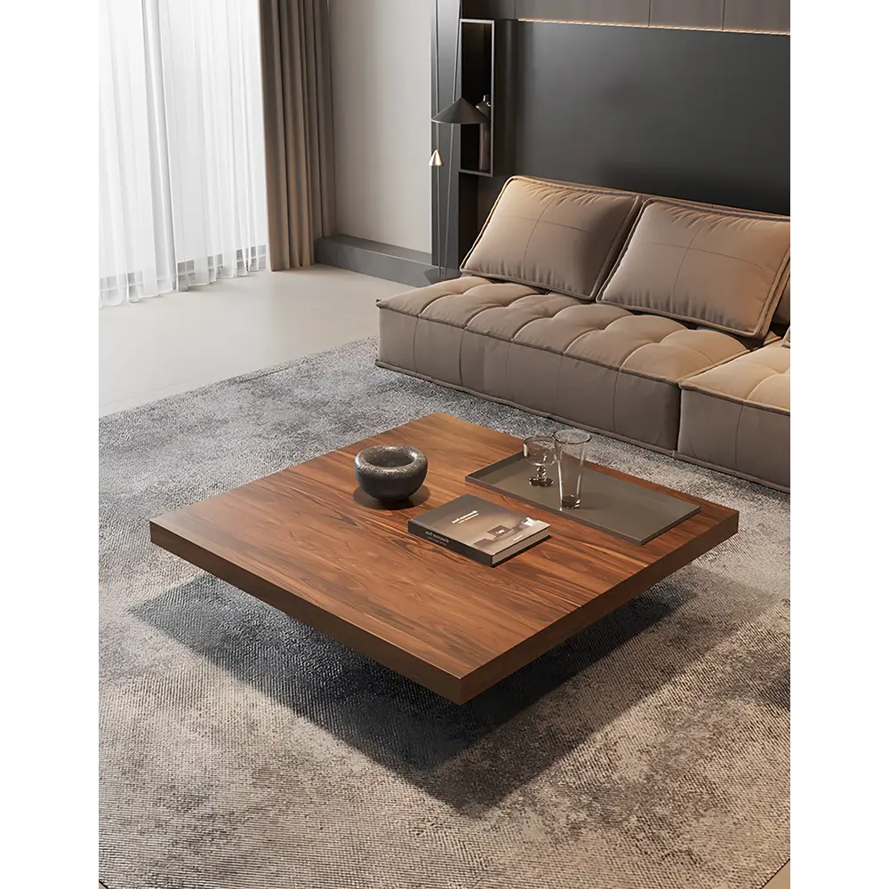 Alma Square Coffee Table Solid Wood
