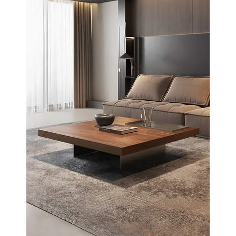 Alma Square Coffee Table Solid Wood