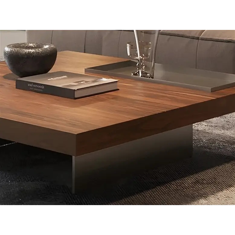 Alma Square Coffee Table Solid Wood