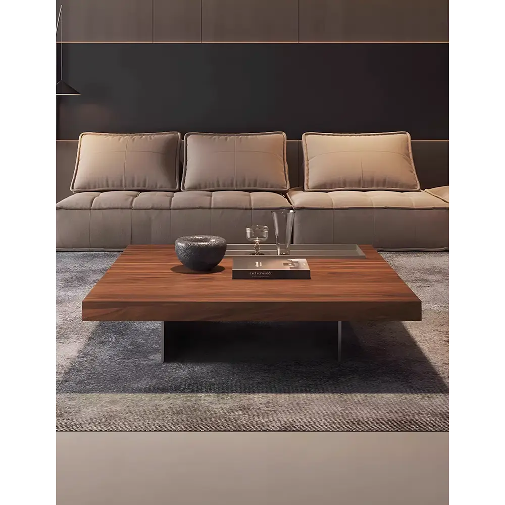 Alma Square Coffee Table Solid Wood