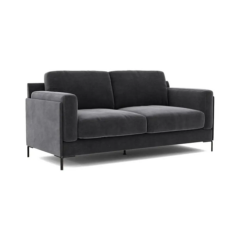 Almera 2 Seater Sofa - Dark Blue - 3 Seater - Dark Grey - Sofa