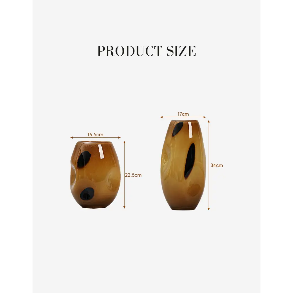 Alva Decorative Vase Set Glass