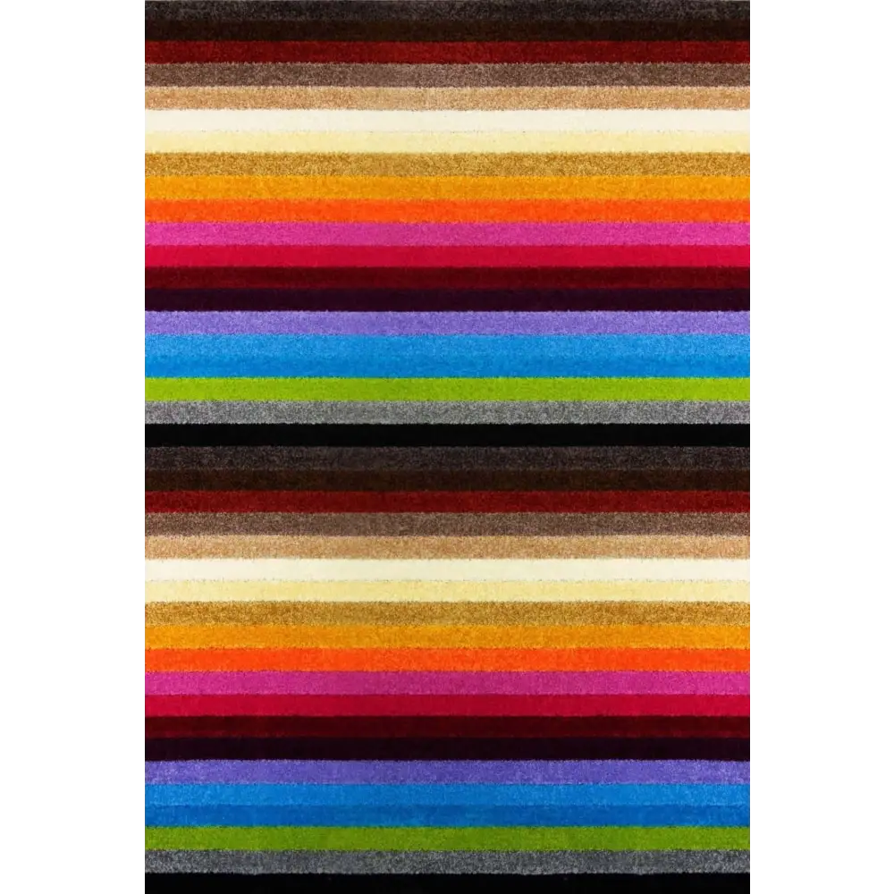 Alya Striped Multicolour Rugs | 117M - 140X200 cm - Rugs