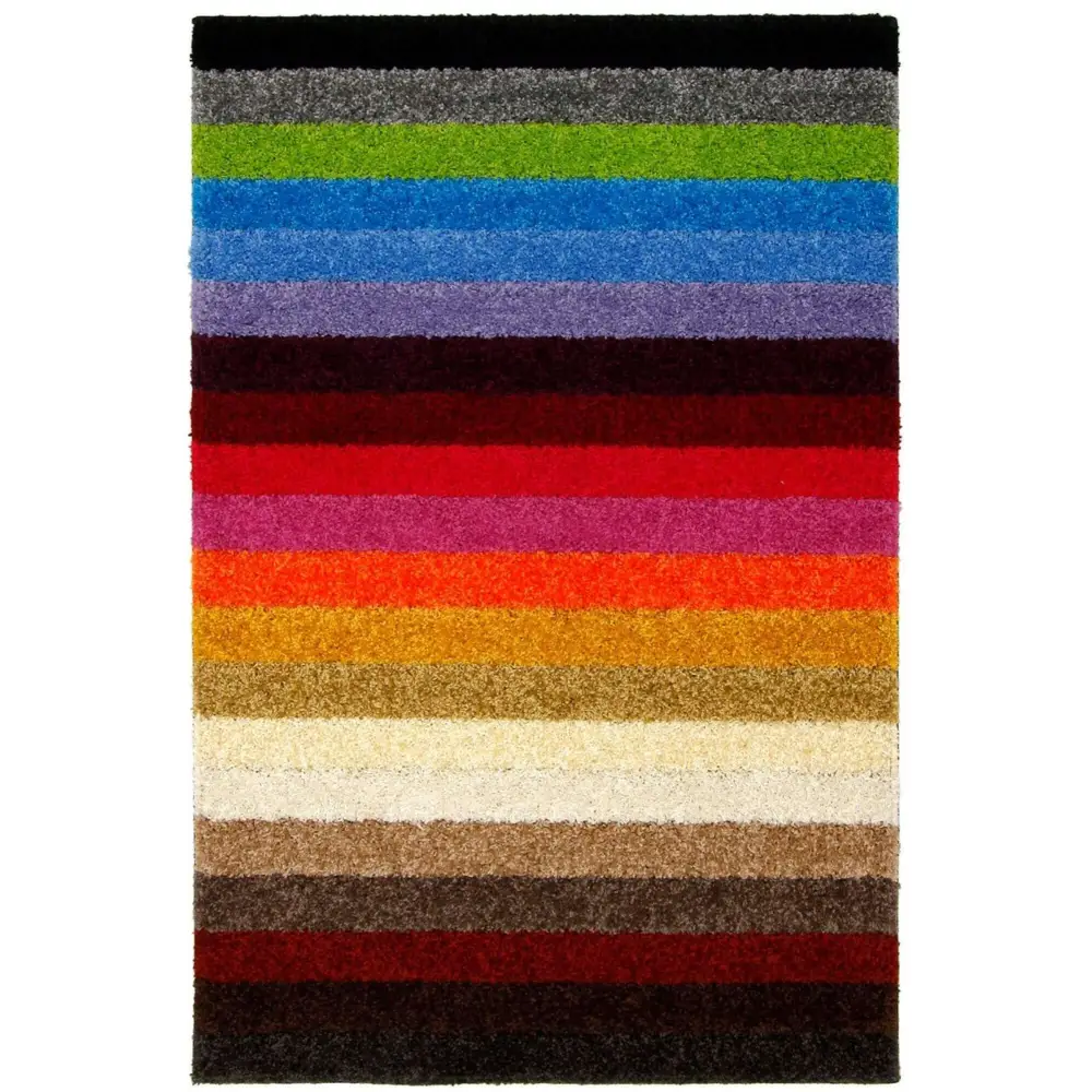 Alya Striped Multicolour Rugs | 117M - 66X100 cm - Rugs