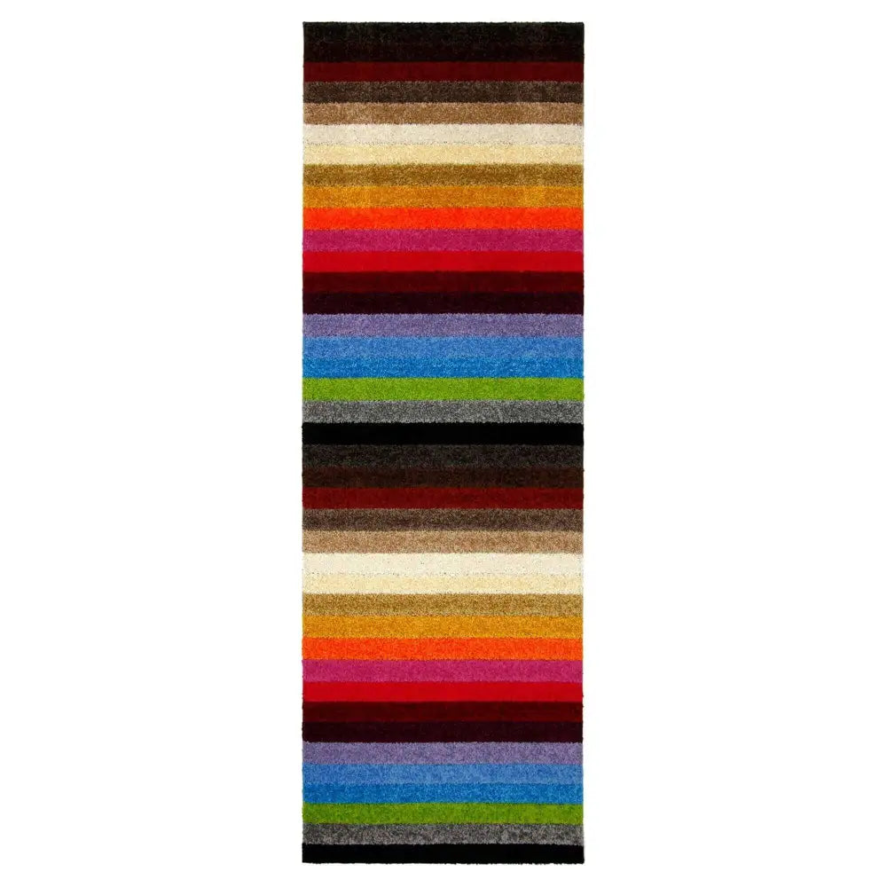 Alya Striped Multicolour Rugs | 117M - 66X200 cm - Rugs