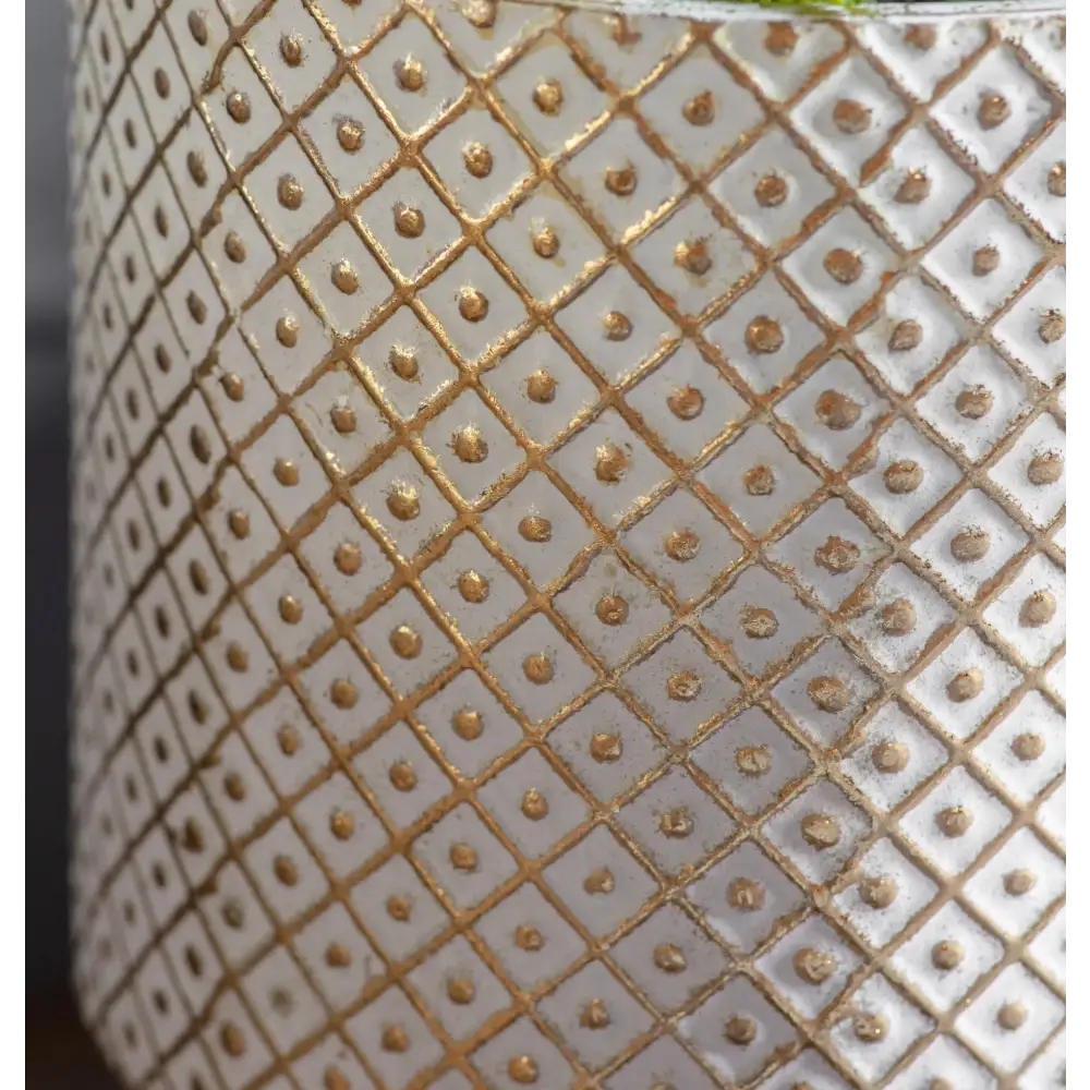 Amelia Planter Set of 2 in Metal - planter