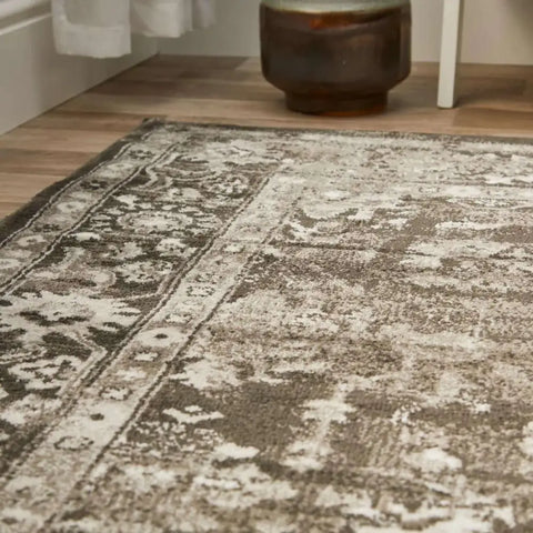 Anatolia Dark Grey Vintage Rug - Rugs