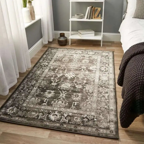 Anatolia Dark Grey Vintage Rug - Rugs