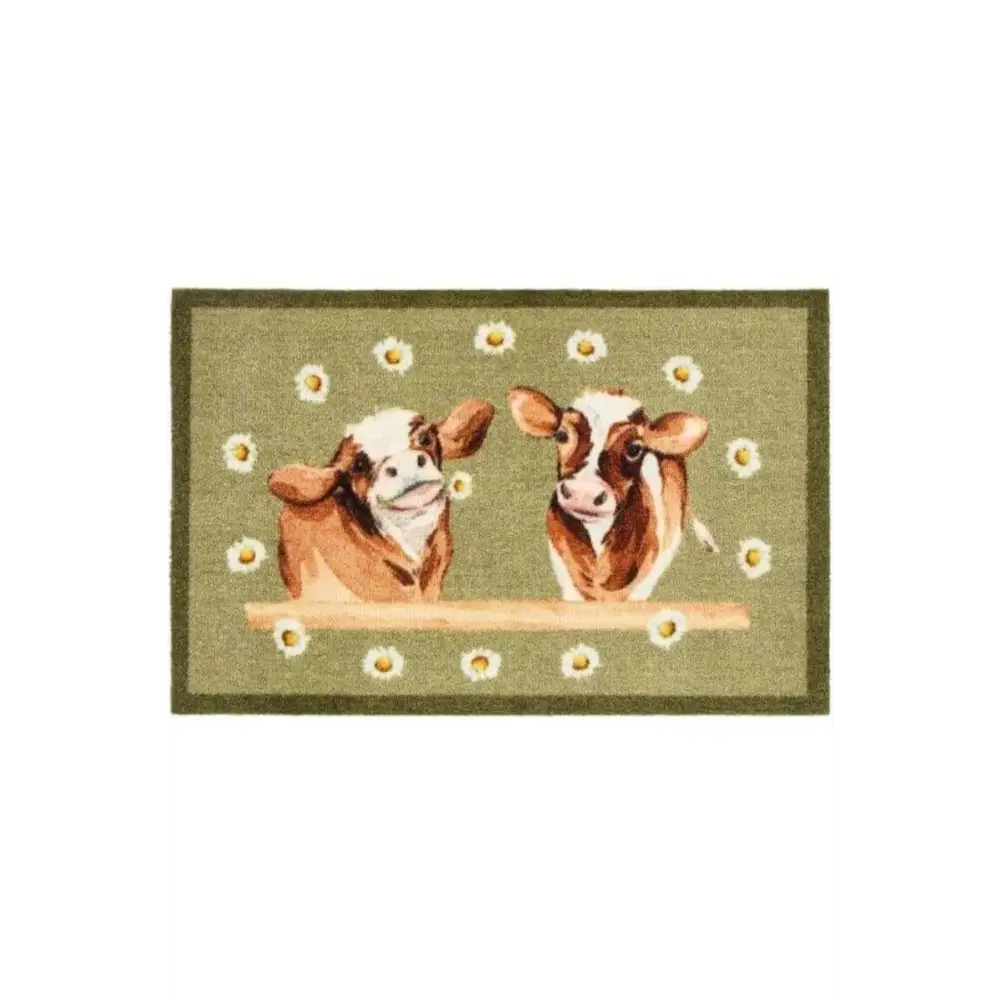 Animal-Themed Washable Mat and Runner - My Daisy Cow / 50X75 cm - Doormat