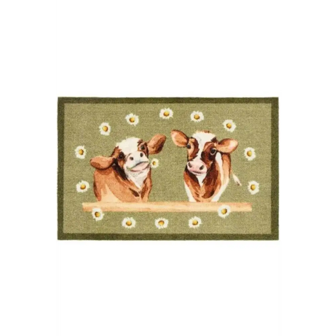 Animal-Themed Washable Mat and Runner - My Daisy Cow / 50X75 cm - Doormat