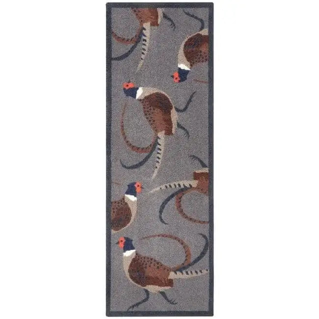 Animal-Themed Washable Mat and Runner - My Pheasant / 50X150 cm - Doormat