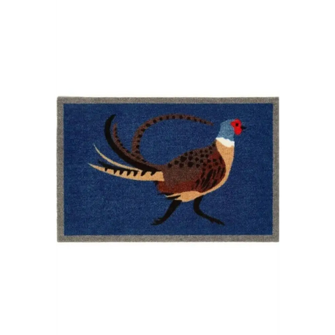 Animal-Themed Washable Mat and Runner - My Pheasant Blue / 50X75 cm - Doormat