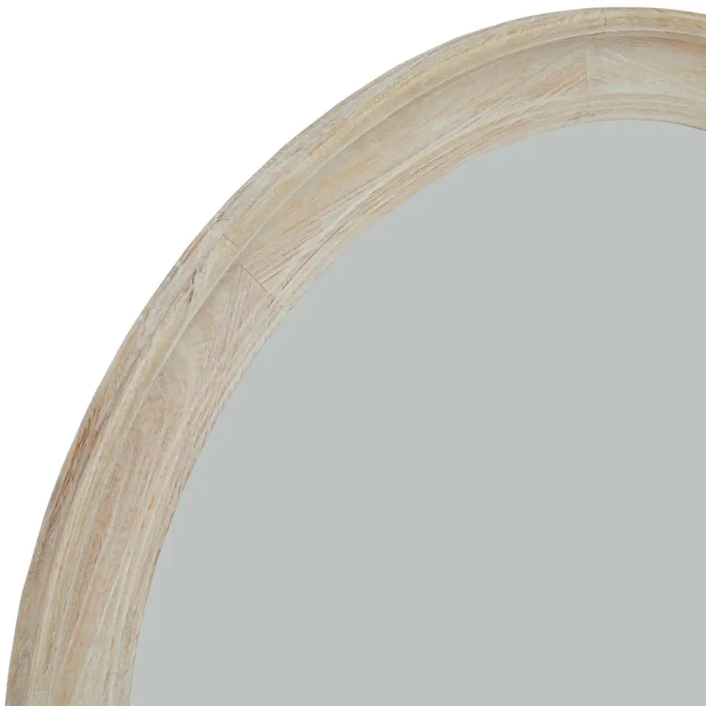 Antique White Washed Mirror - 120 cm Diameter - Mirrors