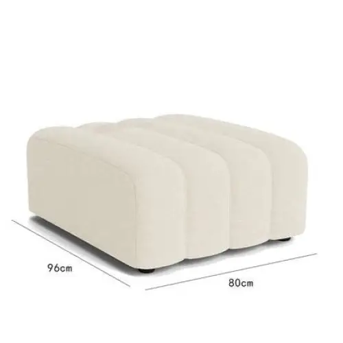 Aoko Sofa - Nook Curved Loveseat - Sofa