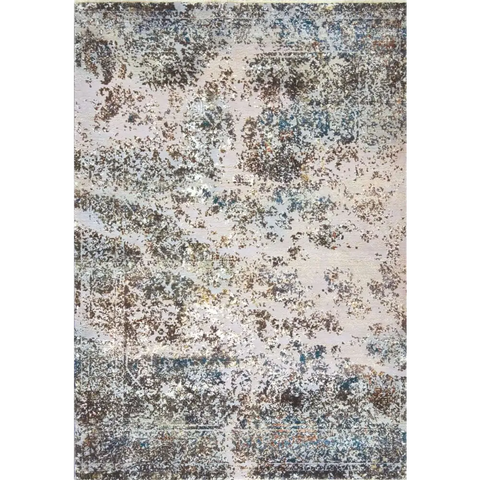 Arabesque Multicolour Abstract Rug - Rugs