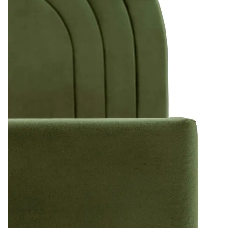 Archy King Size Bed - Green - Bed frame