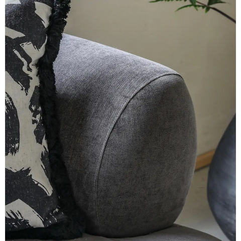 Ardo 3 Seater Sofa - Grey - sofa