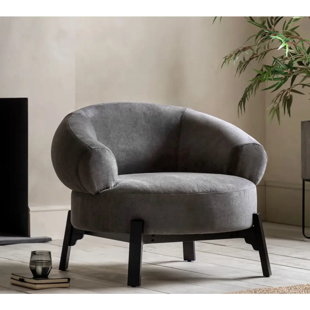 Ardo Chair - Grey - Arm Chair