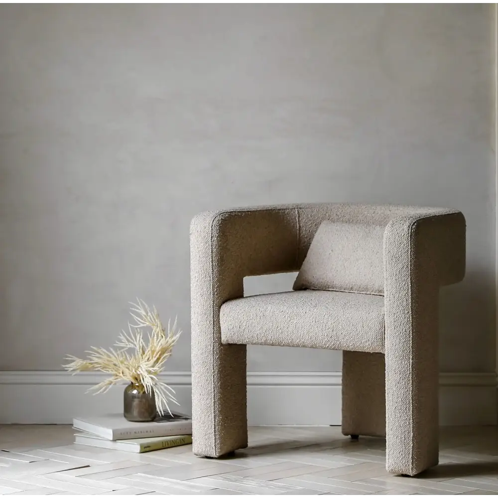 Arezzo Chair - Cream - Arm Chair