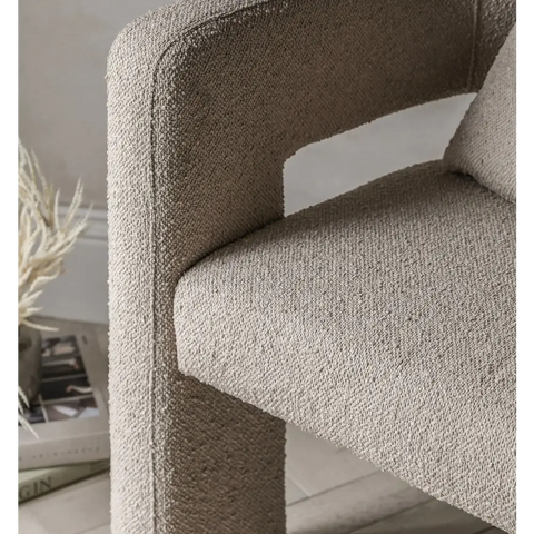 Arezzo Chair - Cream - Arm Chair