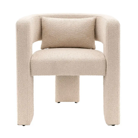 Arezzo Chair - Cream - Arm Chair