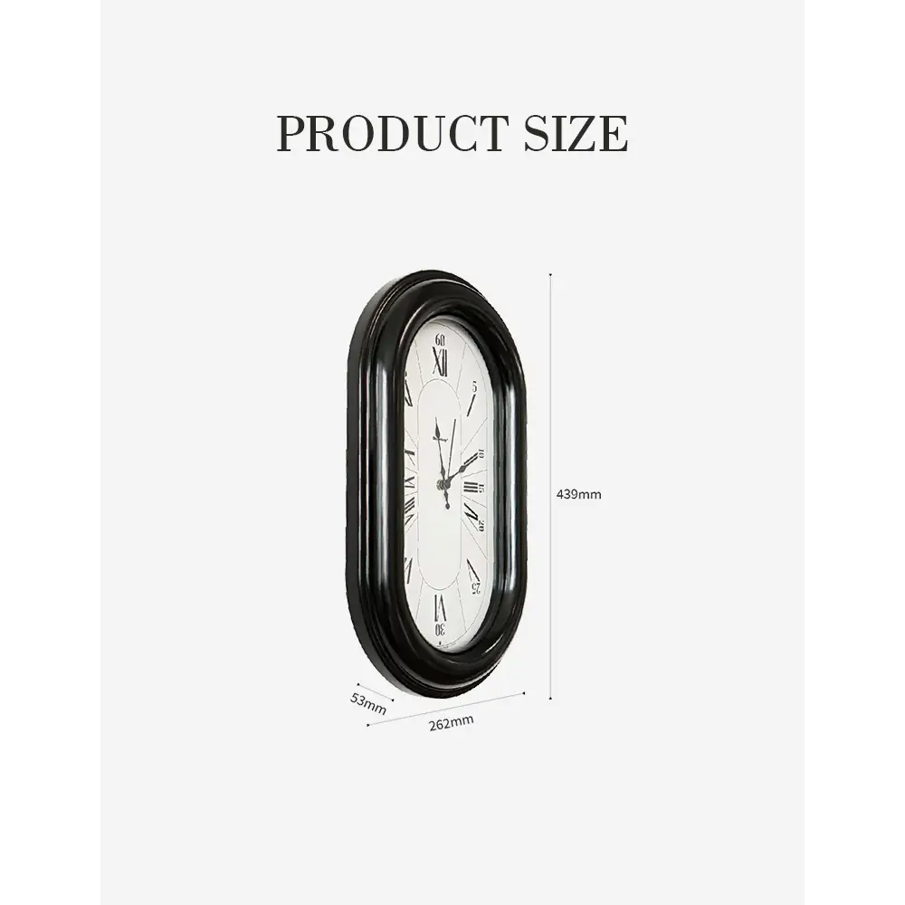 Arjun Clock Wall Living Room Oval
