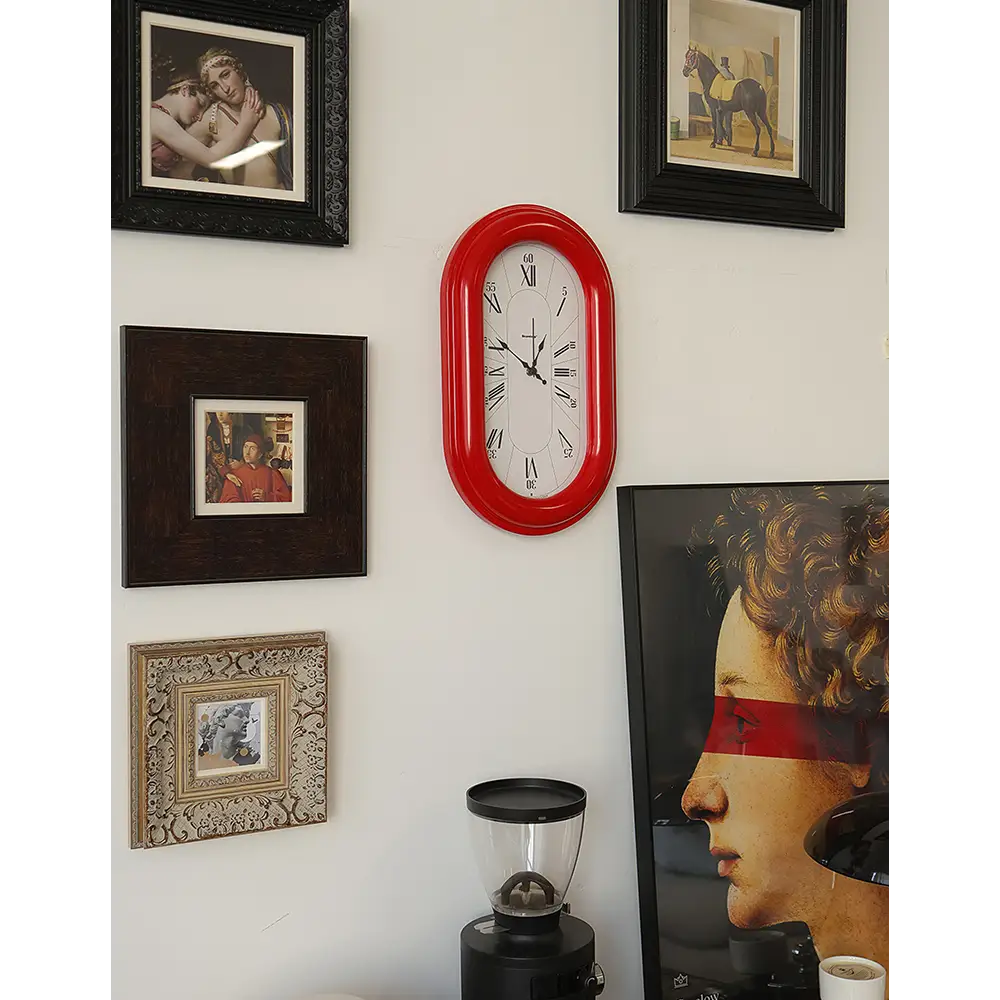 Arjun Clock Wall Living Room Oval