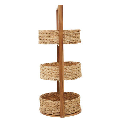 Arles 3 Tier Water Hyacinth Storage Caddy