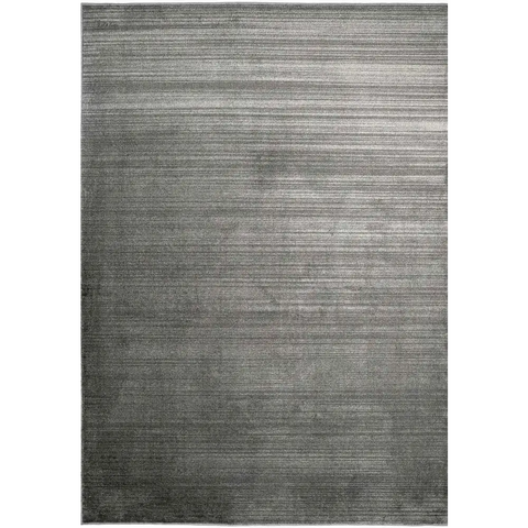 Arlo Textured Rug – Soft Tone Stripes - 100X160 cm / Grey - Rugs