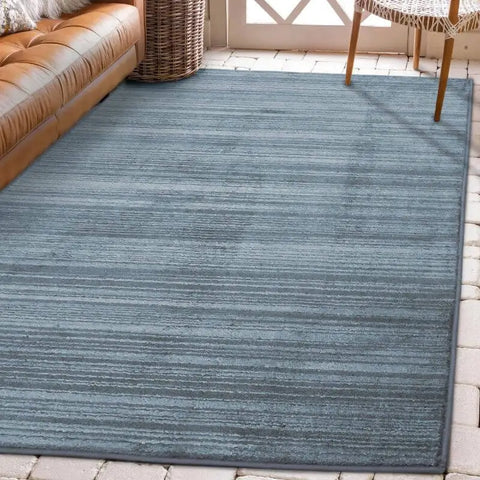 Arlo Textured Rug – Soft Tone Stripes - Rugs