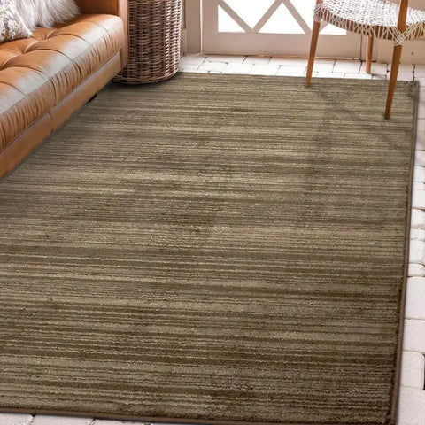 Arlo Textured Rug – Soft Tone Stripes - Rugs