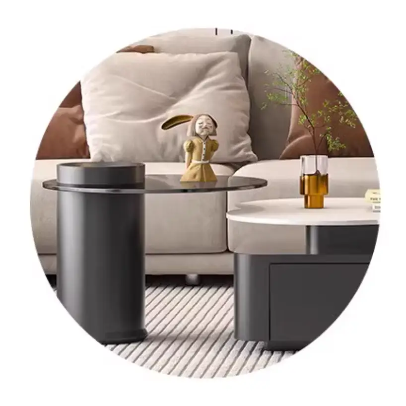 Aroma Flower Nesting Coffee Table, White Top｜ DC Concept