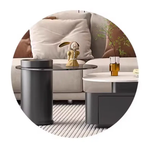 Aroma Flower Nesting Coffee Table, White Top｜ DC Concept