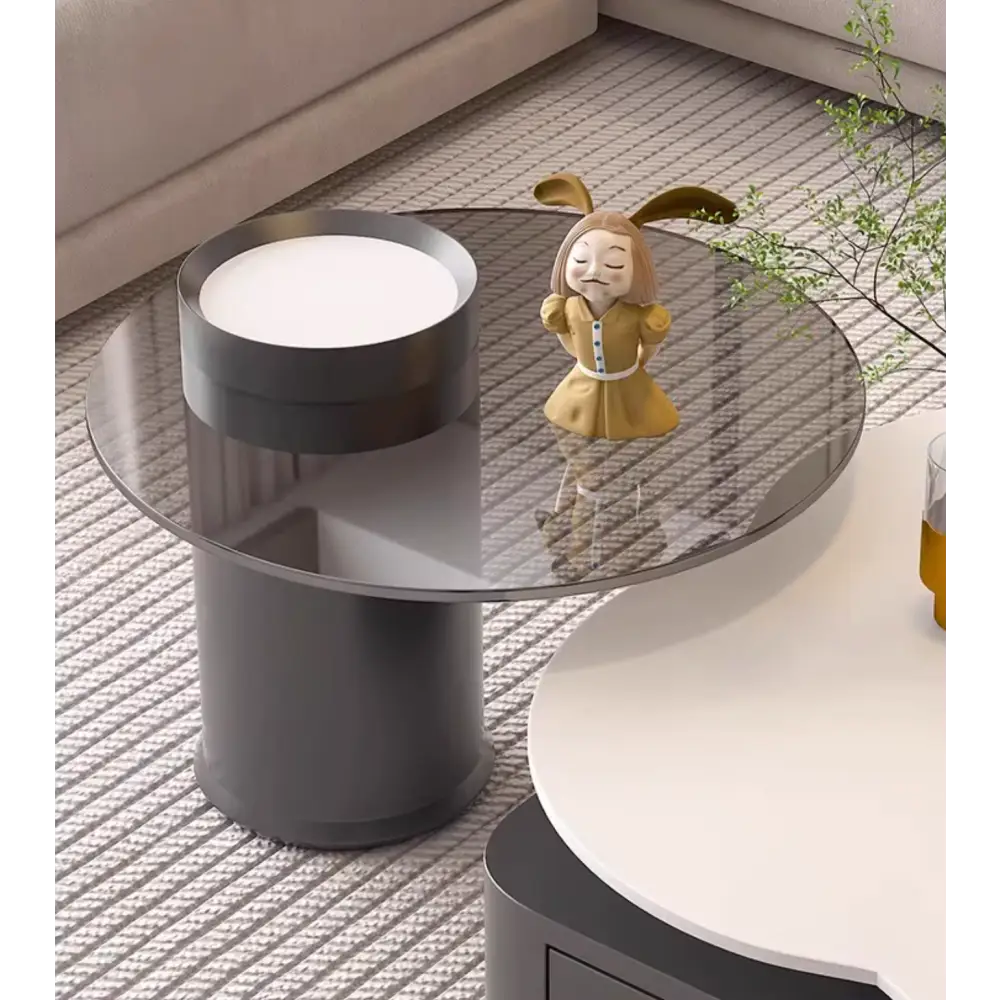 Aroma Flower Nesting Coffee Table, White Top｜ DC Concept