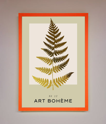 Art Boheme Leaf Foil Print
