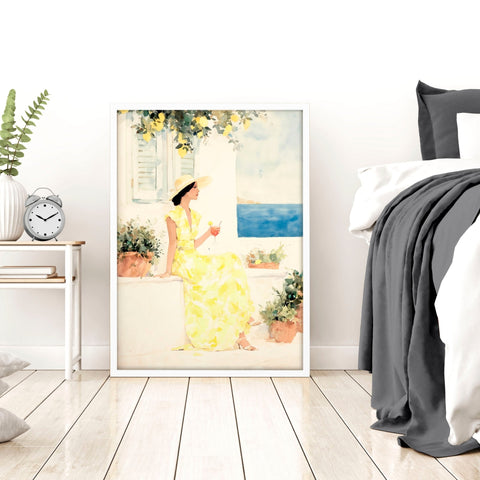 Art Prints In Frames | Set of 3 Italian Lifestyle Wall art Prints