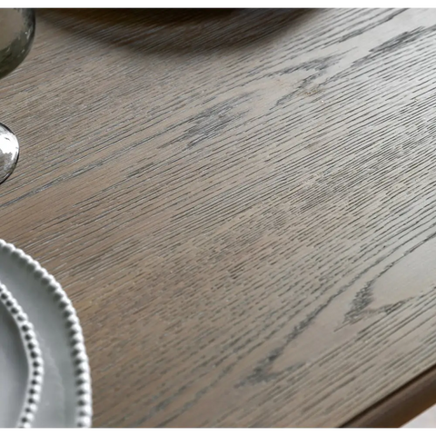 Artisan Oak Dining Table Extendable - Cream - Dining table