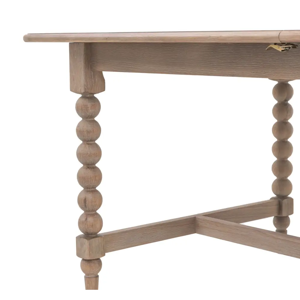 Artisan Oak Dining Table Extendable - Cream - Dining table