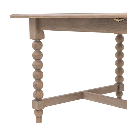 Artisan Oak Dining Table Extendable - Cream - Dining table