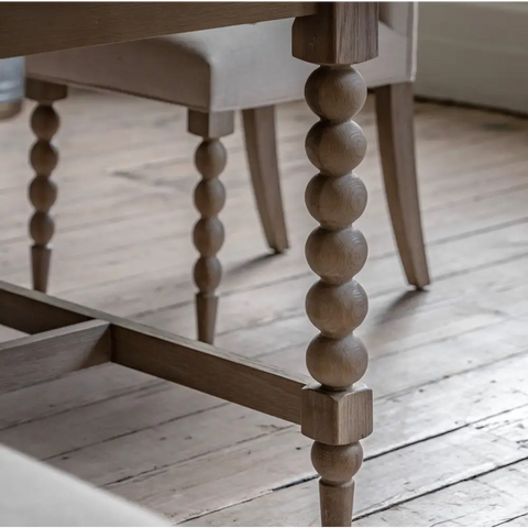 Artisan Oak Dining Table Extendable - Cream - Dining table