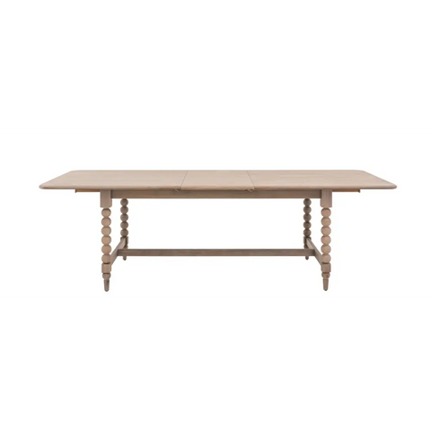 Artisan Oak Dining Table Extendable - Cream - Dining table