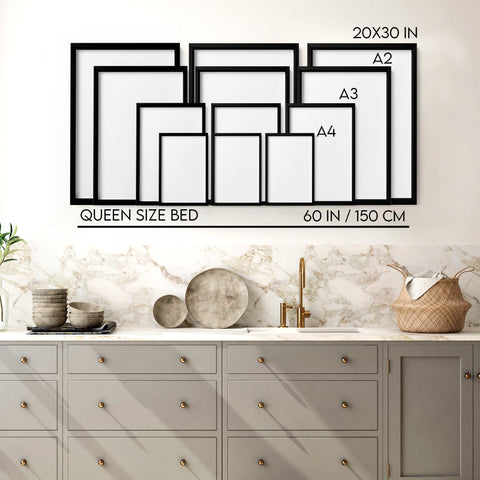 Artwork For Kitchen Wall | Set of 3 Italian Lifestyle Wall art Prints
