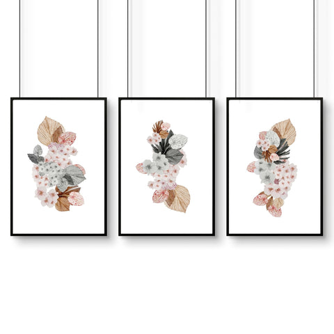 Colorful painting for wall | set of 3 wall art prints for office