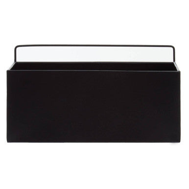 Asher Wall Plant Box Black