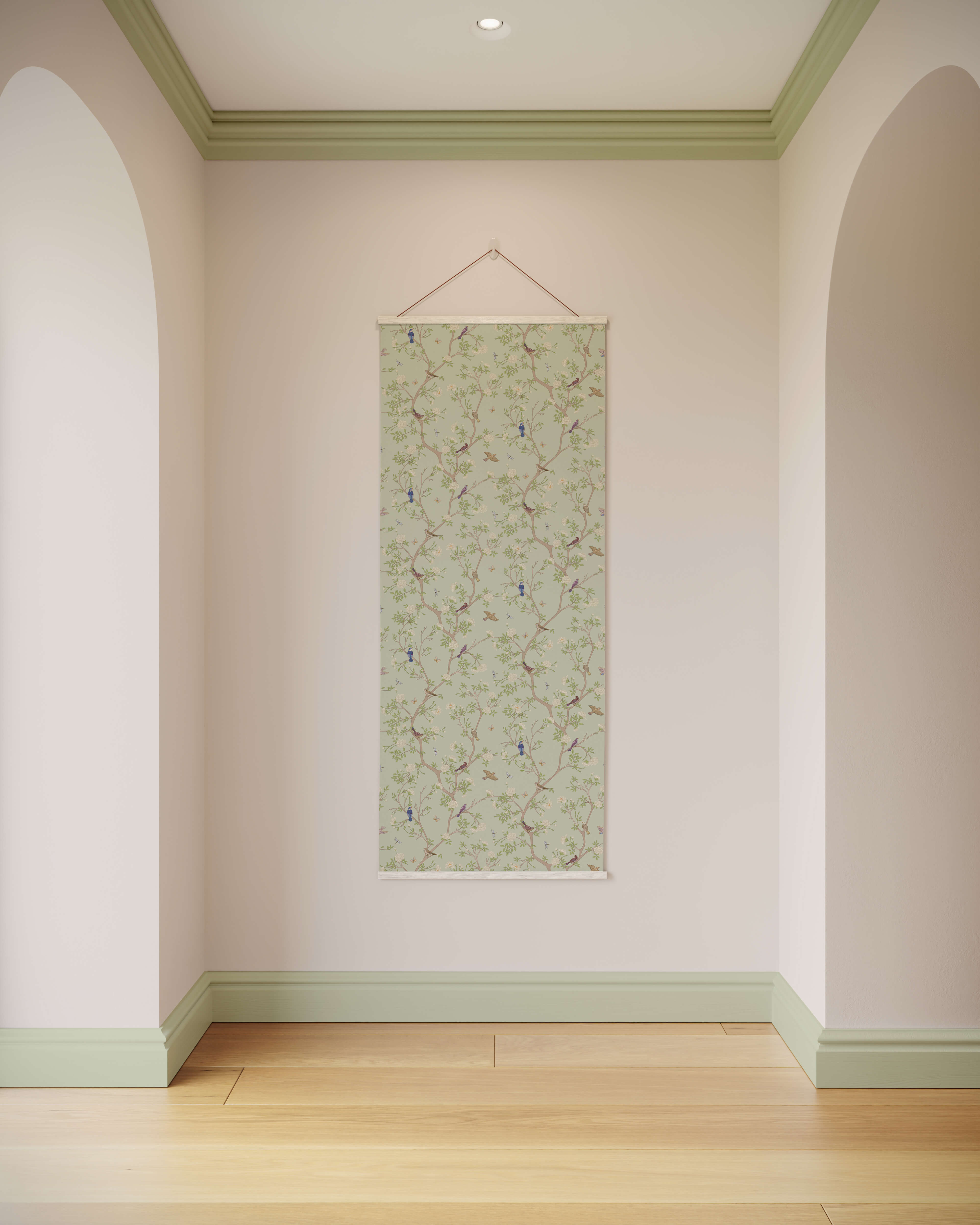Asian Bird Tapestry