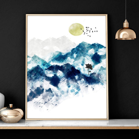 Oriental wall art | set of 3 wall art prints
