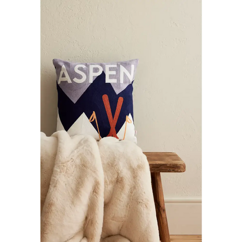Aspen Needlepoint Cushion - Cushion