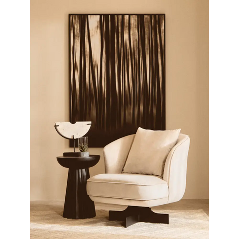 Astratto Black And Natural Classic Wall Art